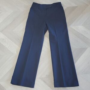 Talbots Women's Easy Stretch Wide Leg Travel Dress PantsNavy, Size 8